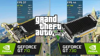 GT 710 vs GT 730 in GTA V