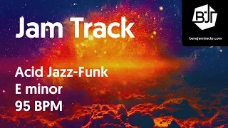 Acid Jazz-Funk Jam Track in E minor "Midnight Rendezvous" - BJT #30