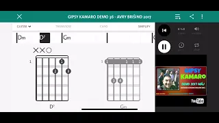 GIPSY KAMARO DEMO 36 - AVRY BRISIND 2017 cover akordy