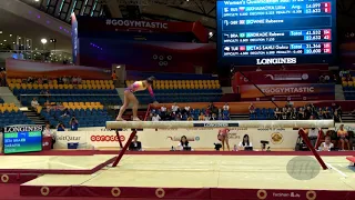 SARAIVA Flavia (BRA) - 2018 Artistic Worlds, Doha (QAT) - Qualifications Balance Beam