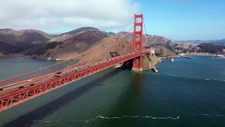 Drone Aerial Shot | Golden Gate Bridge