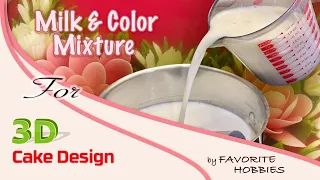 3D JELLY CAKE | 017 - HOW TO MIX MILK & COLOR | Hướng Dẫn Cách Pha Sữa & Màu làm bánh Rau Câu 3D