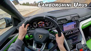 Driving the Lamborghini Urus  - Does Audi's 641hp Fever Dream Make Sense? (POV Binaural Audio)