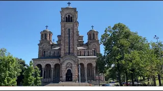 Saint Marks Cathedral in Belgrade. - Belgrade Serbia - ECTV