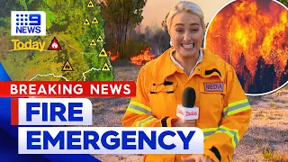 Queensland fire emergency warnings as residents urged to evacuate | 9 News Australia