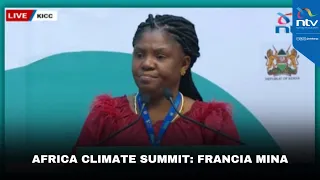 Colombia Vice President Francia Mina 'Nyawira' speech at Africa Climate Summit