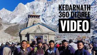 !!🙏 KEDARNATH IN VR🙏360°video!!AFTER FIRST SNOWFALL!! 2021 WITH INSTA 360ONE X2