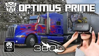 Transformers VR 360° - Optimus Prime Hasbro Truck Tour - Movie Park Germany - virtual reality POV