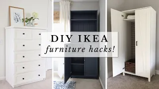 4 DIY IKEA Hacks | Budget Friendly IKEA Furniture Hacks!