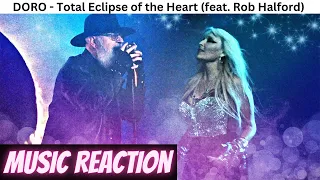 Music Reaction - DORO - Total Eclipse of the Heart (feat. Rob Halford) (OFFICIAL MUSIC VIDEO)