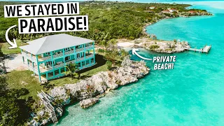 We Stayed in a LUXURY MANOR HOUSE in Exuma, Bahamas! FULL TOUR + Exploring Great Exuma