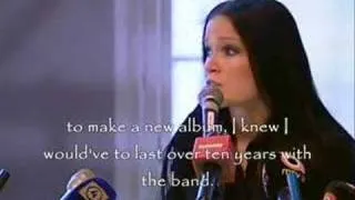 Tarja Turunen press conf (with SUBTITLES) / post NW break up