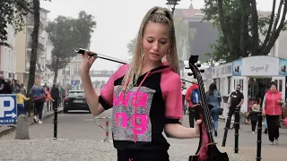 Physical - Dua Lipa street performance violin cover by Sandra Cygan Mielno 2020 ❤️