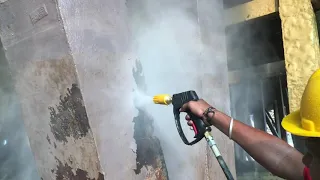 Paint Removal with high pressure water jet