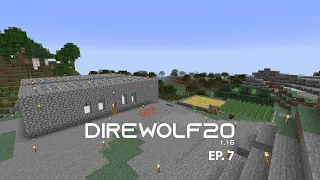 Direwolf20 1.16 Modpack Ep. 7 (Minecraft): Industrial Foregoing Tree Farm