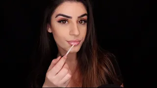 ASMR | 100 Layers Of Lipgloss (Mouth Sounds, Counting, Lipgloss Pumping Sounds)