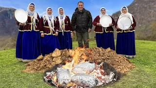 Turkeys Baked on Coals! Tea Ceremony with National Songs and a Hearty Dinner