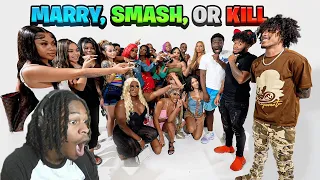 SNSKingBash Reacts To Marry, Smash, Or Kill! | 20 Girls!