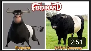 Ferdinand Characters in Real Life | O TOURO FERDINANDO • FILME DUBLADO - MELHORES MOMENTOS