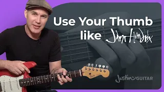 Hendrix Style: How to Use Your Thumb to Play Chord Bass Notes on Guitar