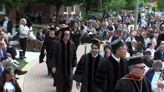 May 2017 - B-Roll of Todd Rundgren Participating in DePauw University's Commencement