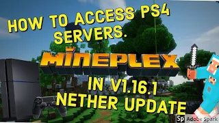 How to get Servers on Minecraft ps4 Bedrock edition early!! Nether update v1.16.1