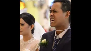 Viral ang Video ng Isang Groom na Animo'y Nakalimutan na Siya Pala ang ang Ikakasal