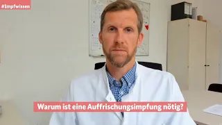 Impfwissen: Warum ist eine Auffrischungsimpfung nötig?