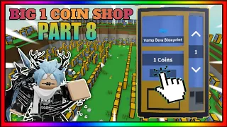 Opening the Biggest 1 coins Shop Part 8 [ROBLOX ISLANDS]