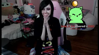 Eugenia Cooney Donation Reaction #5 - 25,000 Bits (Twitch August 16, 2021)