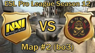 СВОЕОБРАЗНЫЙ ЭЙС от ПЕРФЕКТО | Navi vs Ence Map #2 Dust 2 bo3 | ESL Pro League 12 by Neosporimiy