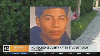 Highland Park High School boosts security after fatal shooting of student
