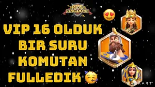 VIP 16 OLUYORUZ & MARTEL FULLENDI 🥳 990 TANE ALTIN ANAHTAR AÇILIMI - Rise of Kingdoms