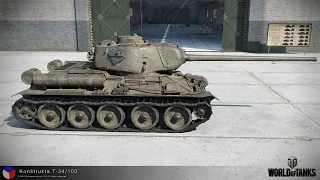 WoT Konstrukta T-34/100 tier VII Czechoslovakian