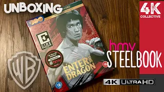 Enter The Dragon 4K UltraHD Blu-ray hmv cine edition limited steelbook Unboxing