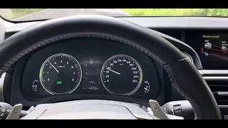 Lexus IS 300h ECVT during typical cruisng