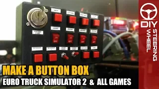 Box Button Tutorial for ETS and Racing Game using MMJOY | DIY SIM RIG Steering Wheel