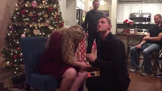 RJ's deployment Christmas proposal! Dec. 20, 2016