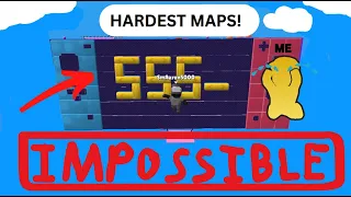 BEATING THE HARDEST MAPS IN STUMBLE GUYS!