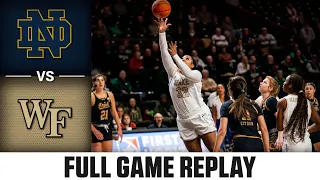 Notre Dame vs. Wake Forest Full Game Replay | 2023-24 ACC Women’s Basketball