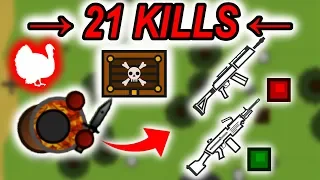 21 KILLS IN SOLO SQUADS NEW PERSONAL RECORD ! | SURVIV.IO