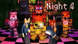 MINE Nights at Freddy's | Night 4  | FNAF Minecraft Roleplay