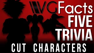 5 Cut Characters - VG Facts Five Trivia Feat. Caddicarus