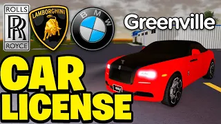 Will Greenville Purchase Car Licenses? (ROBLOX)