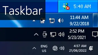 Windows Taskbar Evolution! (1993-2022)