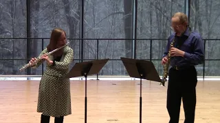 Lili Tobias:  Stars Zone, for flute and soprano saxophone