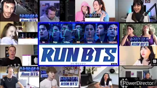 BTS Run BTS Lyrics Reaction Mashup