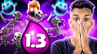 1.3 ELIXIR! DECK MAIS RÁPIDO DA HISTÓRIA DO CLASH ROYALE!🔃