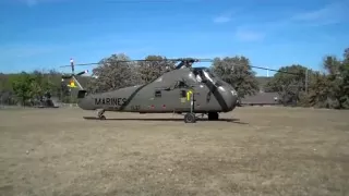 Sikorsky UH-34D "Ugly Angel" YL-37 helicopter take-off