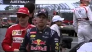 Kimi Räikkönen and Sebastian Vettel